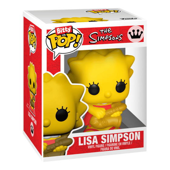 Bitty Pop! - The Simpsons - 4 Pack - Scratchy, Grampa Simpson, Lisa Simpson (Choose your Chase)