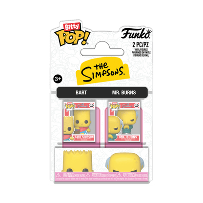 Bitty Pop - The Simpsons - Bart & Mr Burns 2 Pack 889698942164