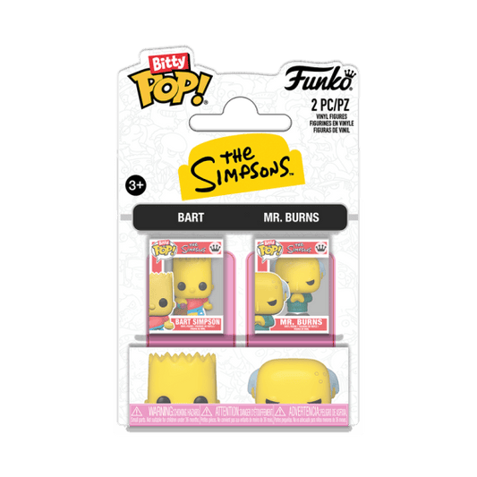 Bitty Pop - The Simpsons - Bart & Mr Burns 2 Pack 889698942164