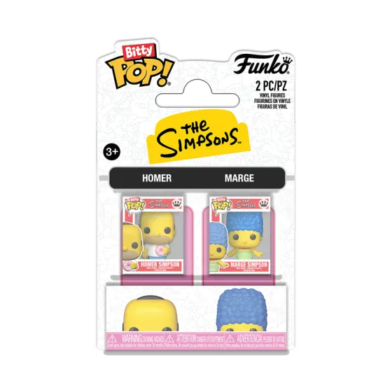 Bitty Pop - The Simpsons - Homer & Marge 2 Pack 889698942171