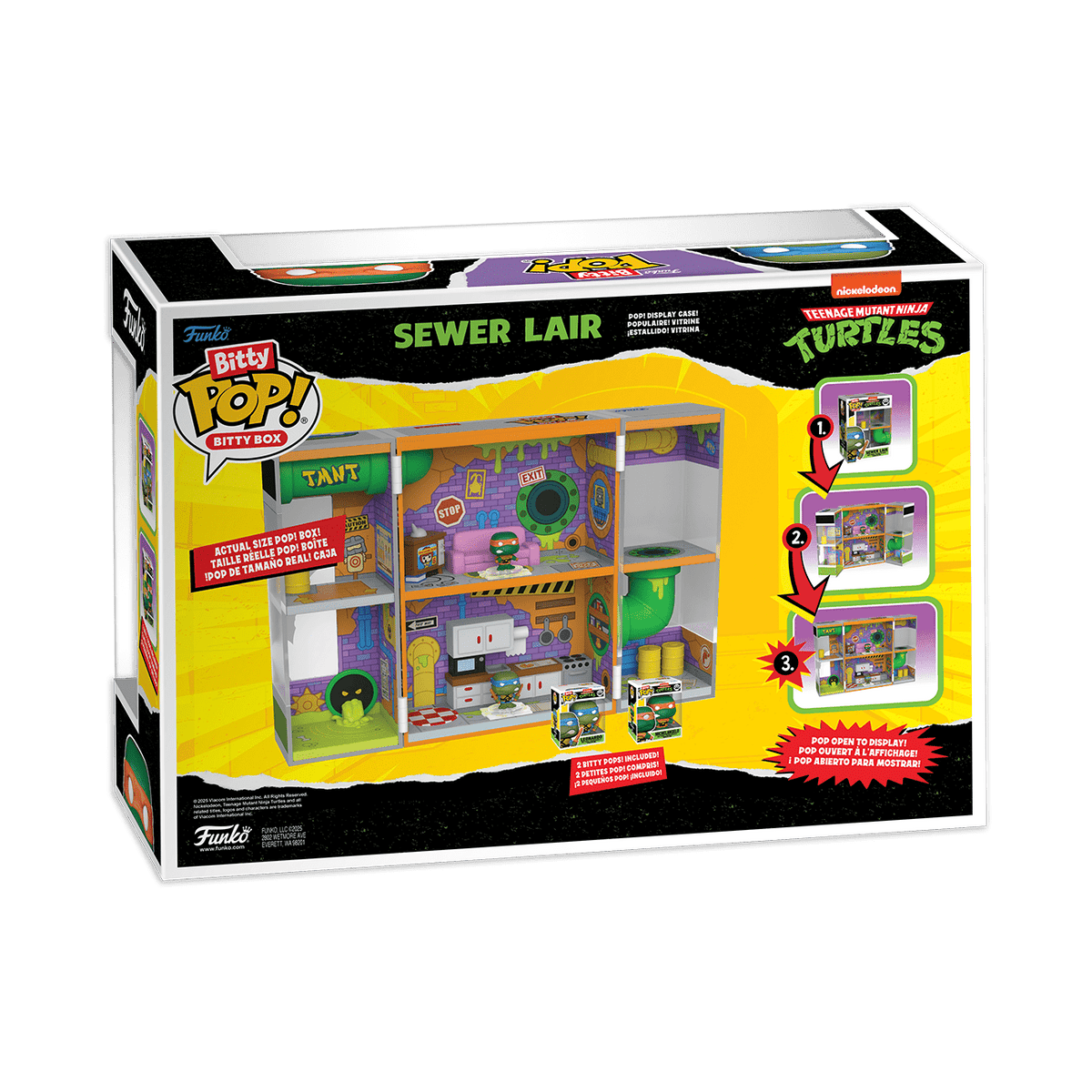 Funko – Bitty Boxes! – Teenage Mutant Ninja Turtles – Sewer Lair 889698855372