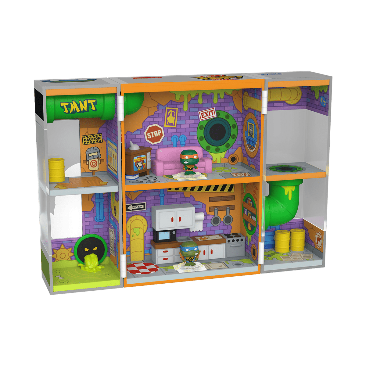 Funko – Bitty Boxes! – Teenage Mutant Ninja Turtles – Sewer Lair 889698855372