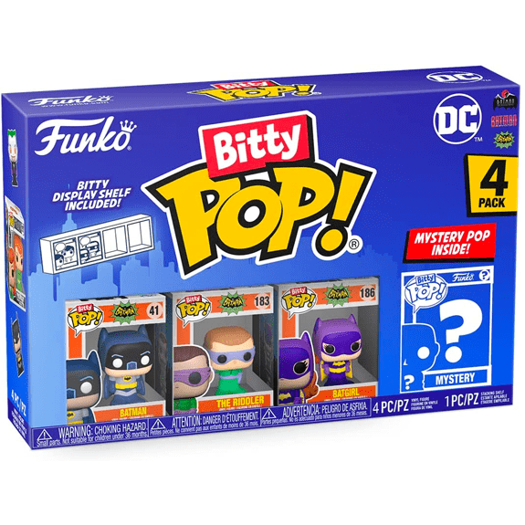 Funko Bitty Pop! 4-Pack - DC- Batman Adam West 889698763394