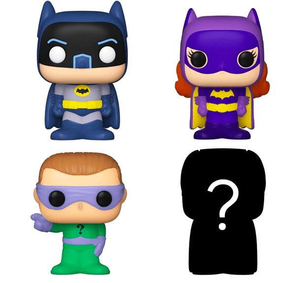 Funko Bitty Pop! 4-Pack - DC- Batman Adam West 889698763394
