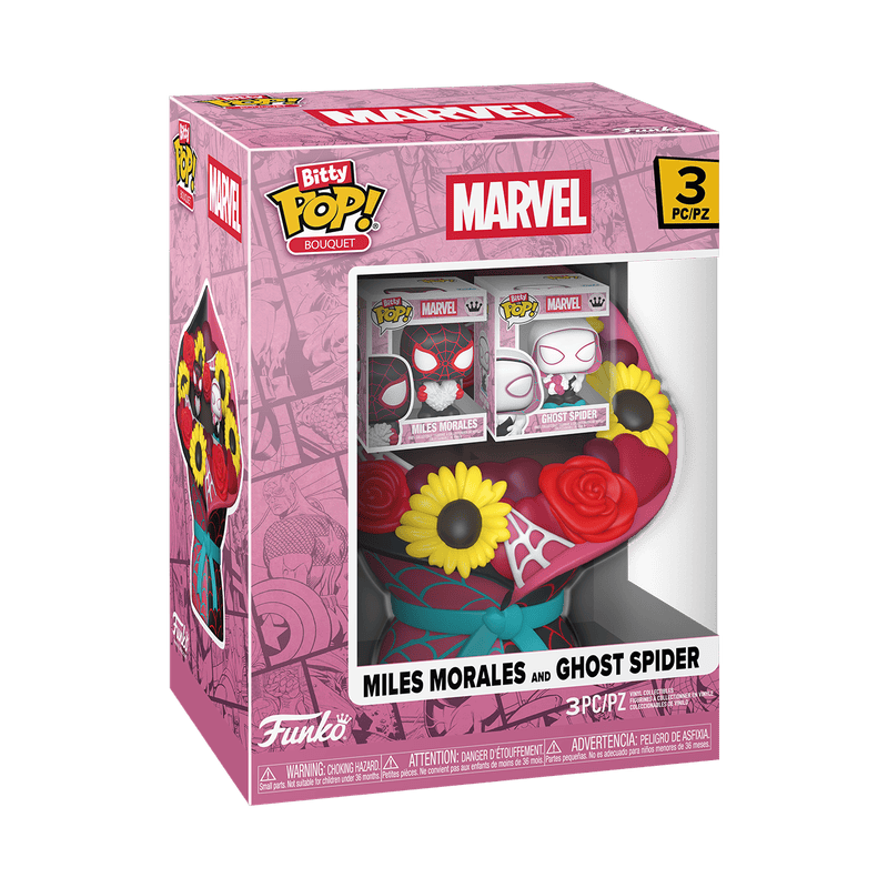 Funko Bitty POP Bouquet - Spiderman Valentines - MM&GS 889698878166