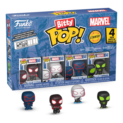 Funko – Bitty Pop! – Marvel – Spider-Man Miles Morales 4 Pack 889698857024