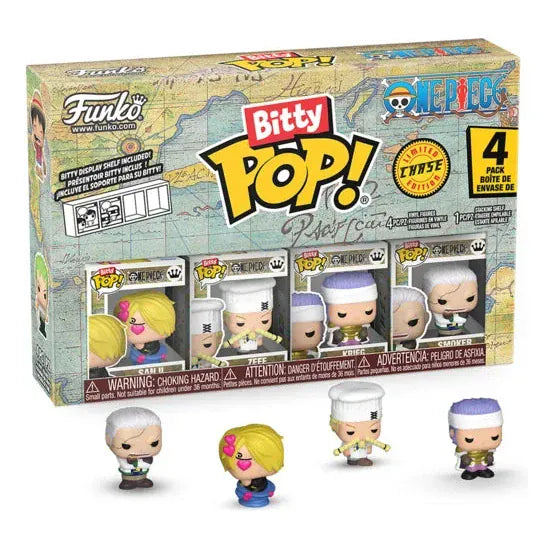 Funko Bitty Pop! - One Piece - Sanji 4 Pack 889698868945