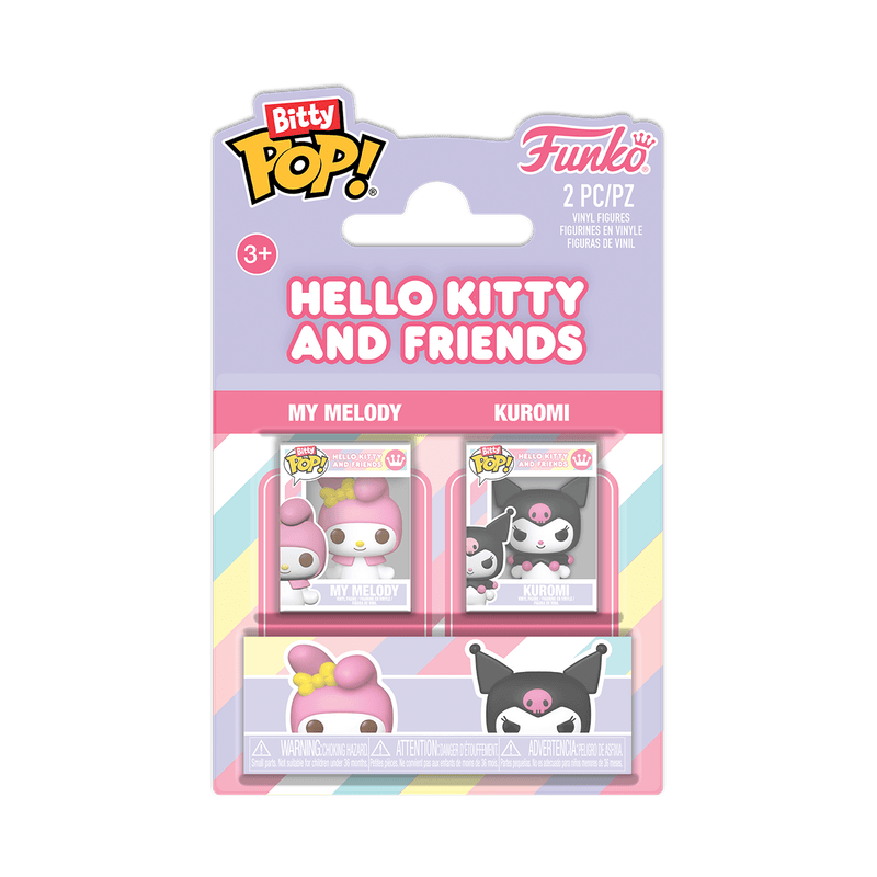 Funko Bitty POP: Sanrio - My Melody & Kuromi 2 Pack 889698889292