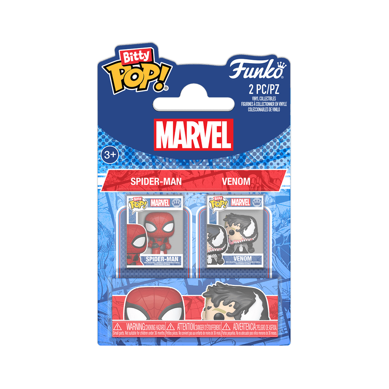 Funko Bitty POP: Spiderman - Spiderman & Venom 2 Pack 889698889391
