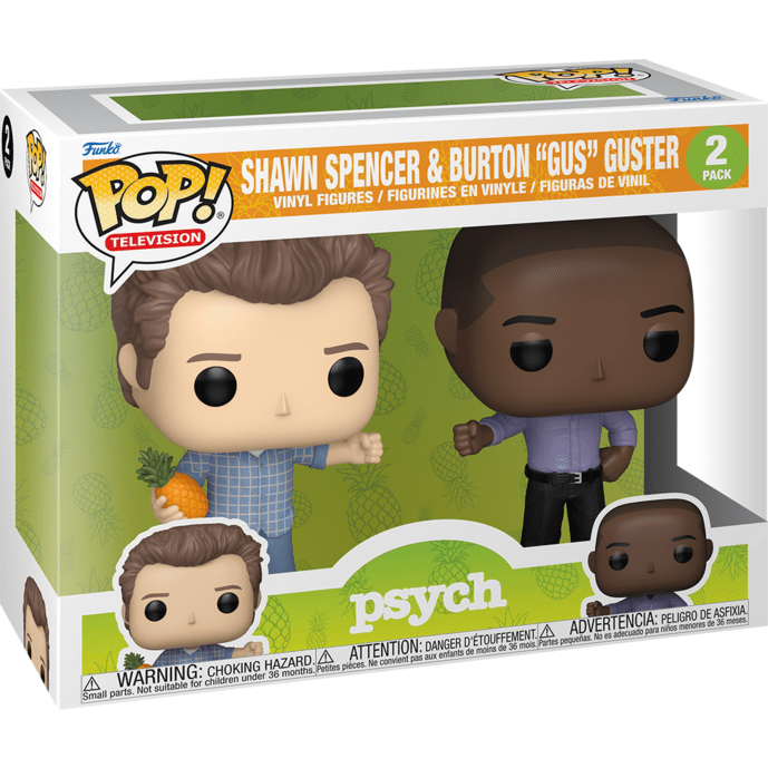 Funko Pop! 2-Pack - Psych - Shawn & Gus Collectibles