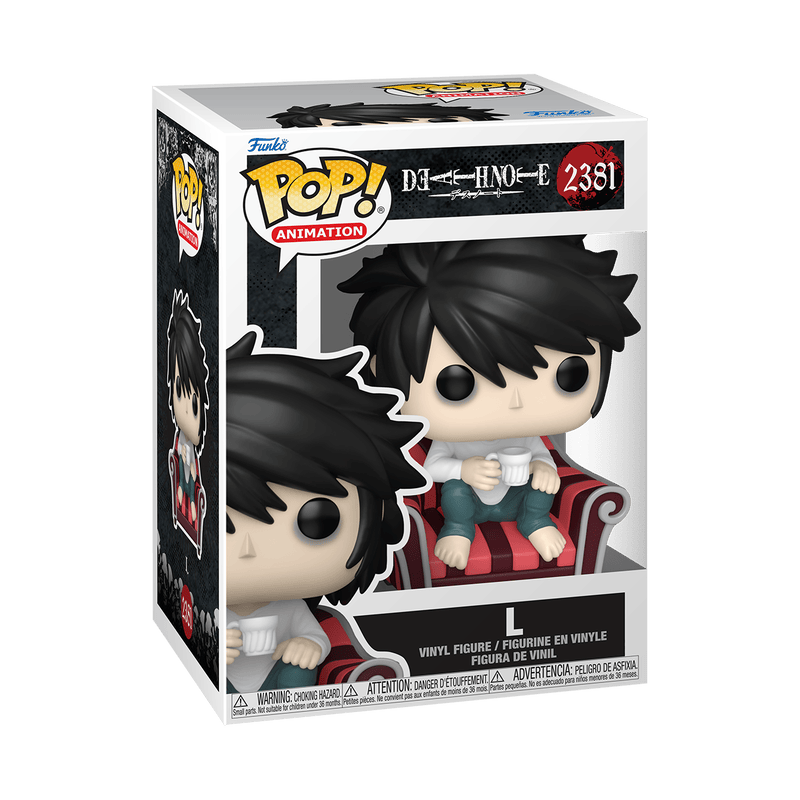Funko Pop! Animation Death Note L Vinyl Figure #2381 889698932912
