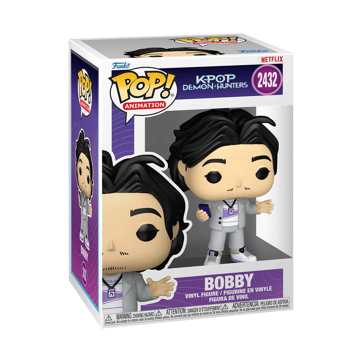 Funko Pop! Animation KPop Demon Hunters Bobby Vinyl Figure #2432 889698958042
