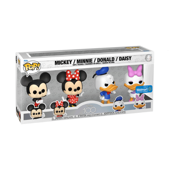 Funko Pop! Disney Mickey & Friends 4 Pack - Mickey, Minnie, Donald, Daisy 889698703390