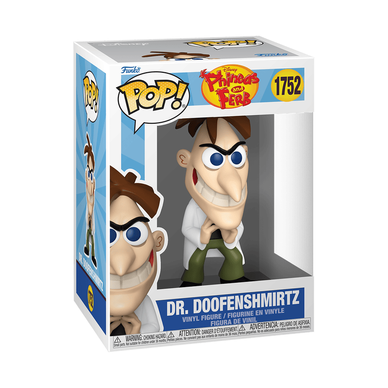 Funko Pop! Disney Phineas and Ferb Dr. Doofenshmirtz Vinyl Figure #1752 889698932080