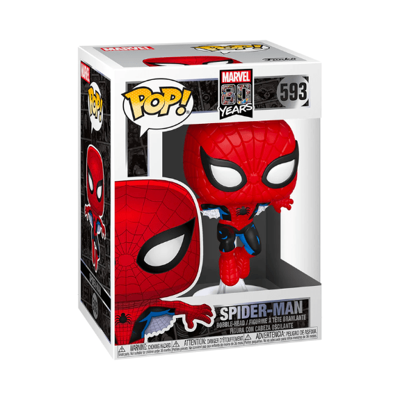 Funko Pop! Marvel - 80 Years First Appearance Spider-Man (#593) 889698469524