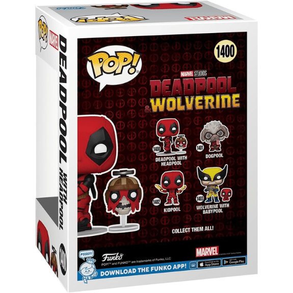 Funko Pop! Marvel Deadpool & Wolverine - Deadpool with Headpool #1400 889698797689