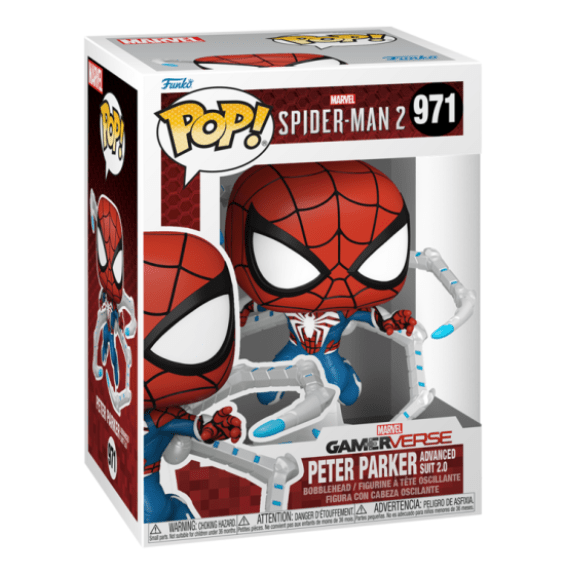 Funko Pop! Marvel Spider-man 2 - Peter Parker Advanced Suit 2.0 #971 889698761093