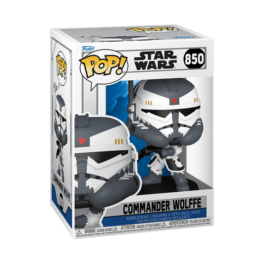 Funko Pop! Star Wars Commander Wolffe Vinyl Bobblehead #850 889698933575