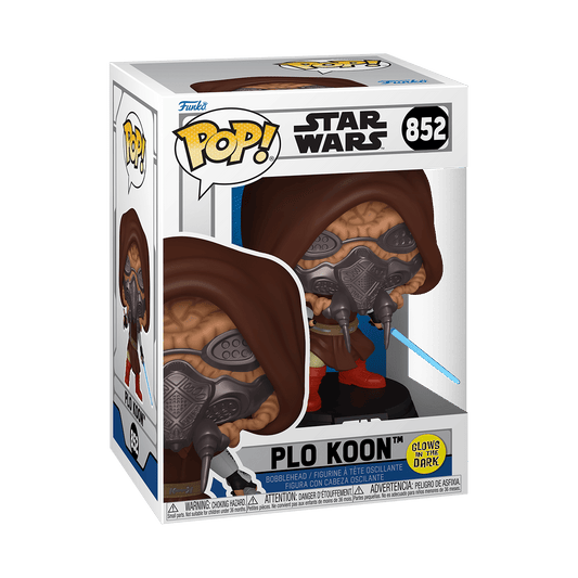 Funko Pop! Star Wars Plo Koon Glow-in-the-Dark Vinyl Bobblehead #852 889698933599