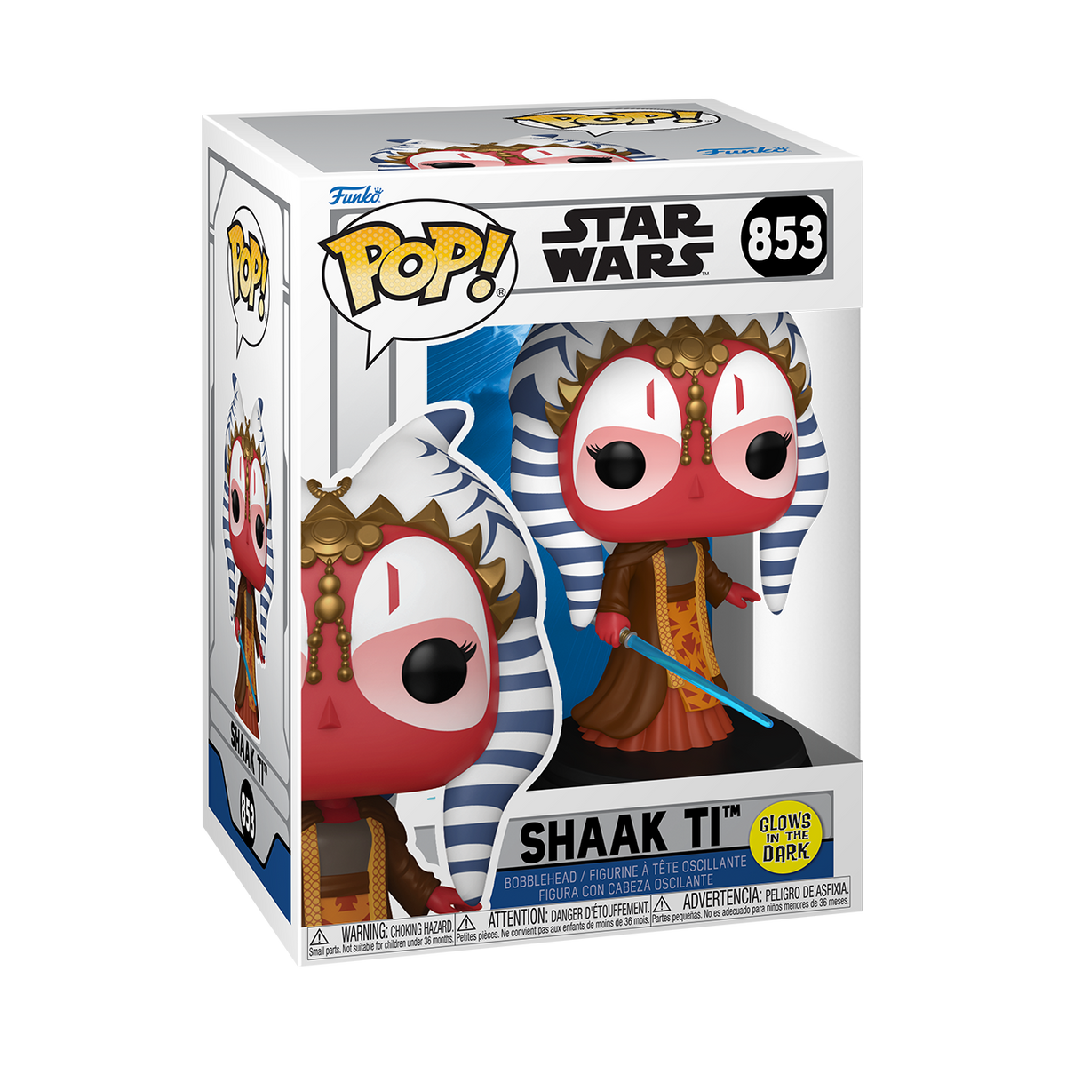 Funko Pop! Star Wars Shaak Ti Glow-in-the-Dark Vinyl Figure 889698933605