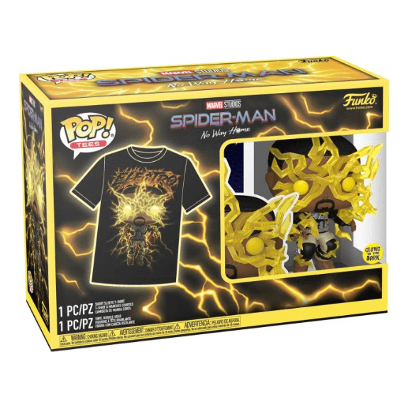 Funko Pop! Tee - Spider-Man No Way Home - Electro (M) 889698676588
