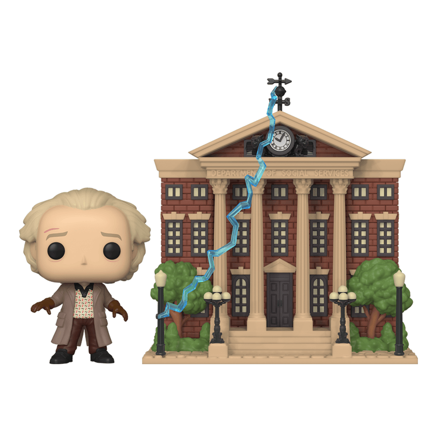Funko Pop! Town - Back To The Future - Doc with Clock Tower 889698469104