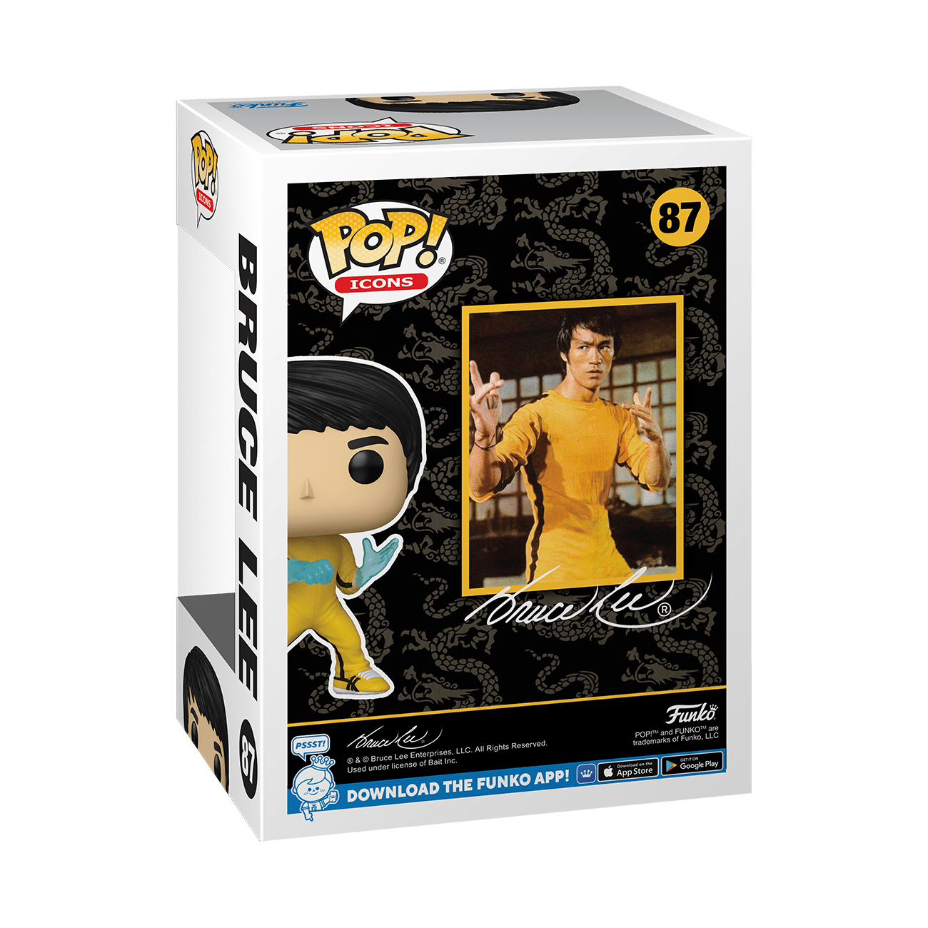 Funko Pop! Vinyl Bruce Lee #87 889698810661