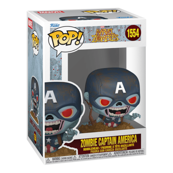 Funko Pop! Vinyl - Marvel Zombies - Zombie Capt America 889698866507