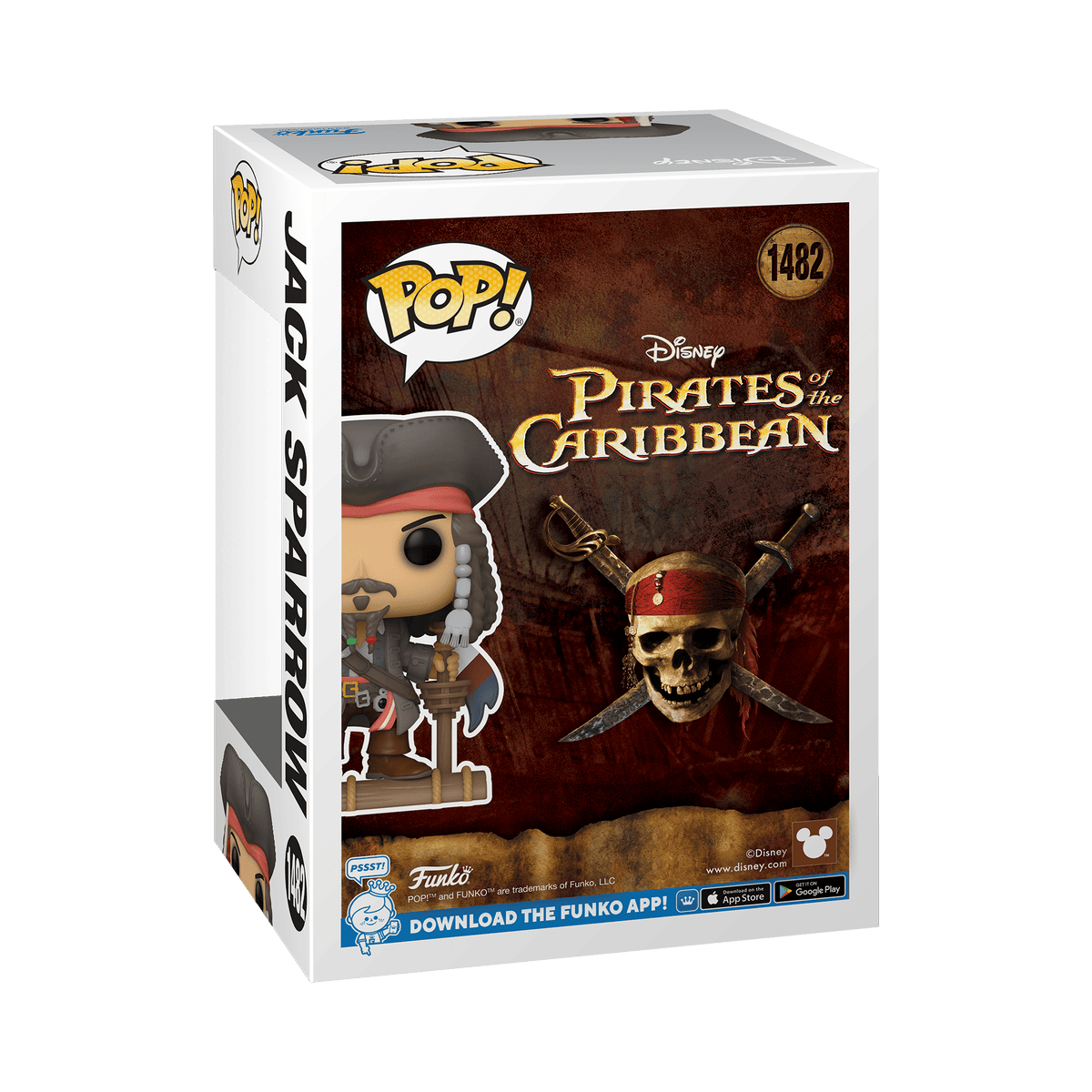 Funko – Pop! Vinyl – Pirates of the Caribbean – Jack Sparrow 889698819404