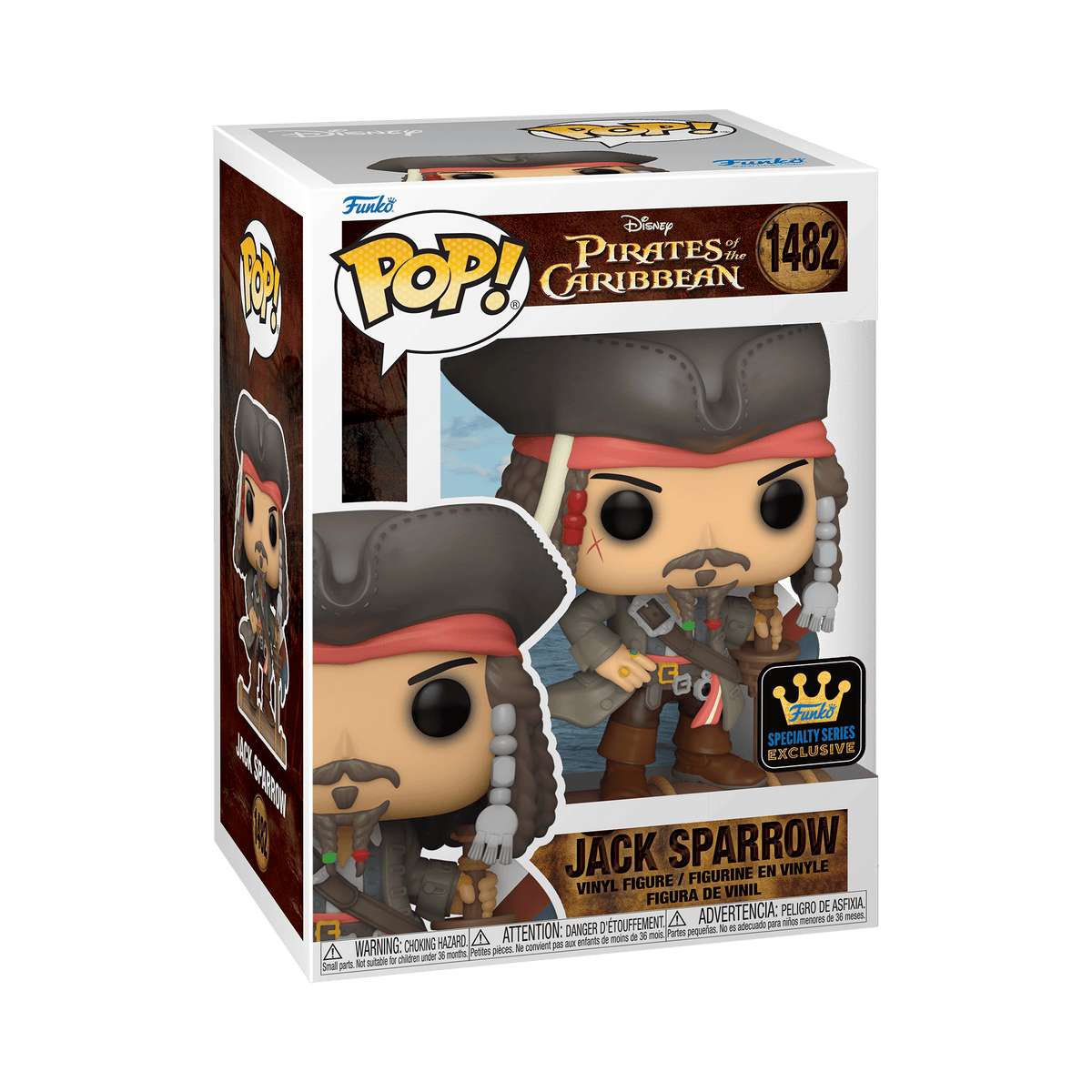 Funko – Pop! Vinyl – Pirates of the Caribbean – Jack Sparrow 889698819404