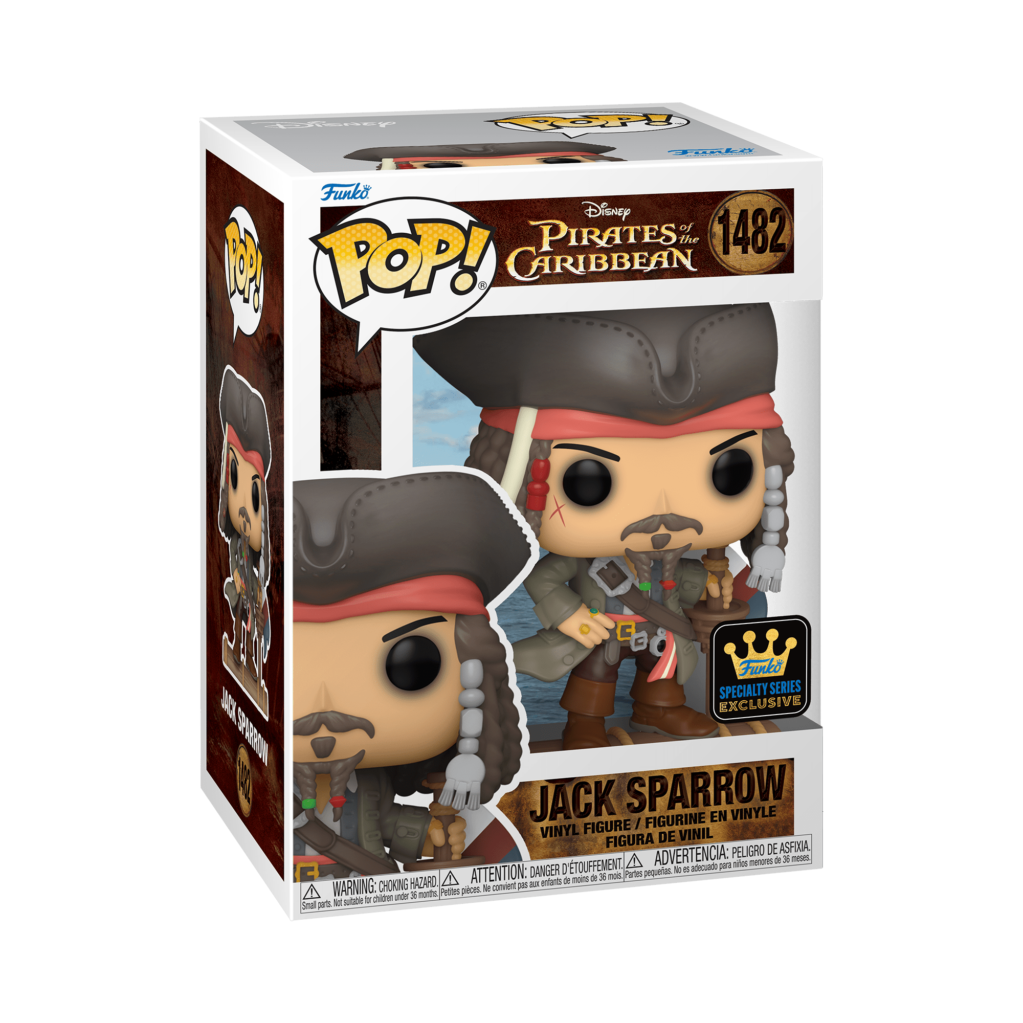 Funko – Pop! Vinyl – Pirates of the Caribbean – Jack Sparrow 889698819404