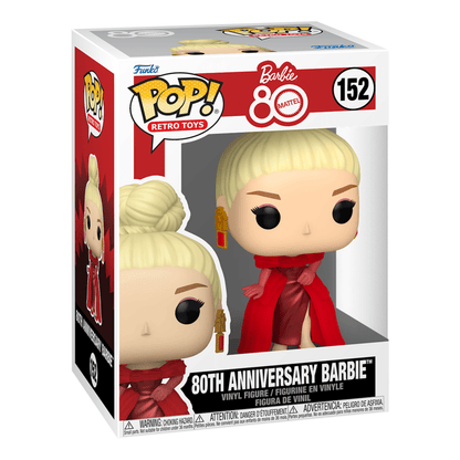 Funko – Pop! Vinyl – Retro Toys – 80th Anniversary Barbie 889698838122