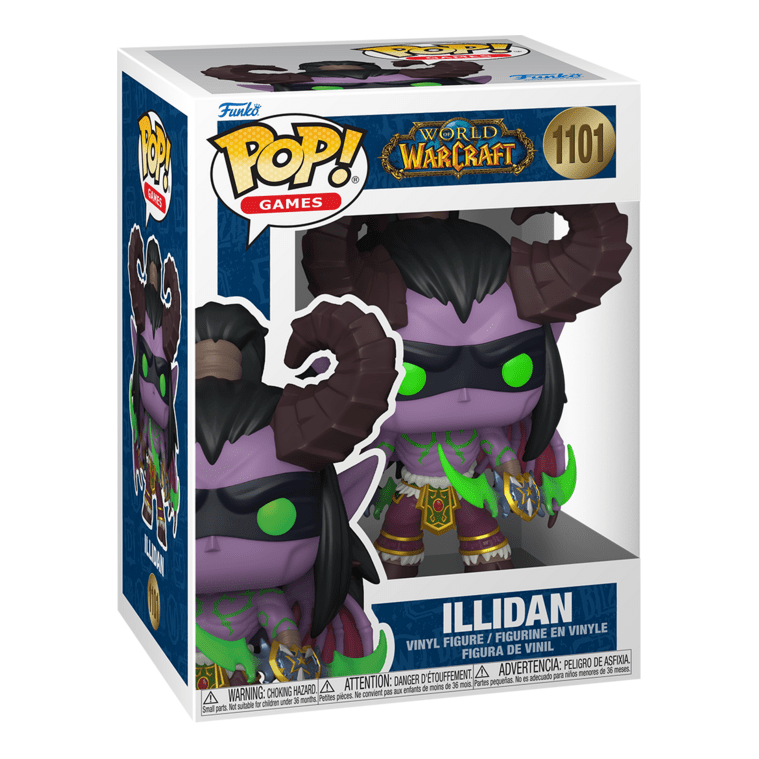 Funko – Pop! Vinyl – World of Warcraft – Illidan (Chance of Chase)