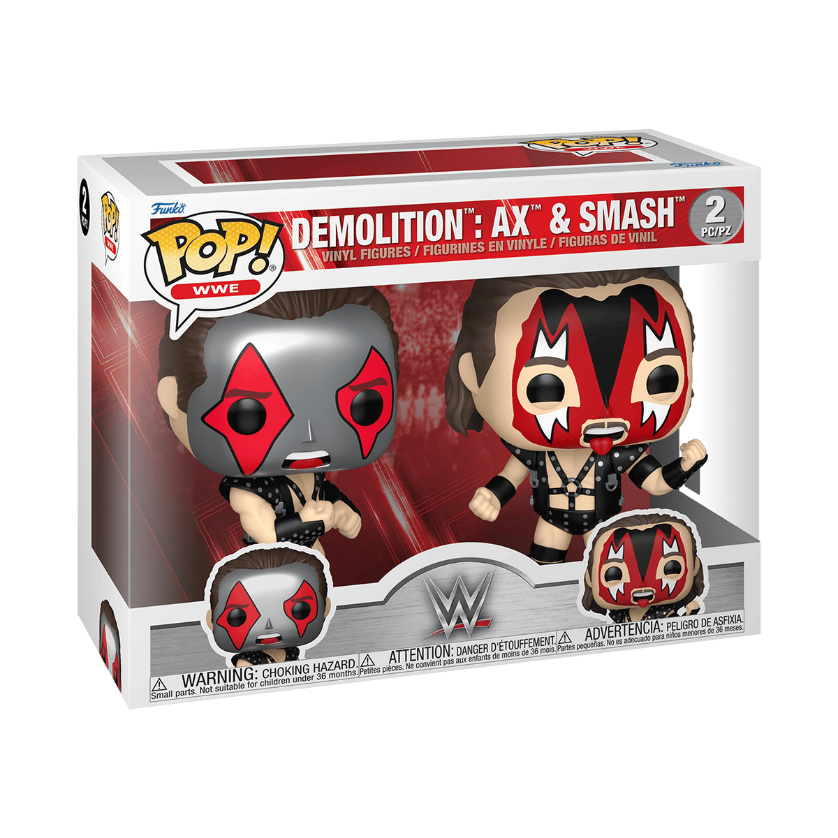 Funko Pop! WWE Demolition Ax & Smash Metallic 2-Pack 889698930161