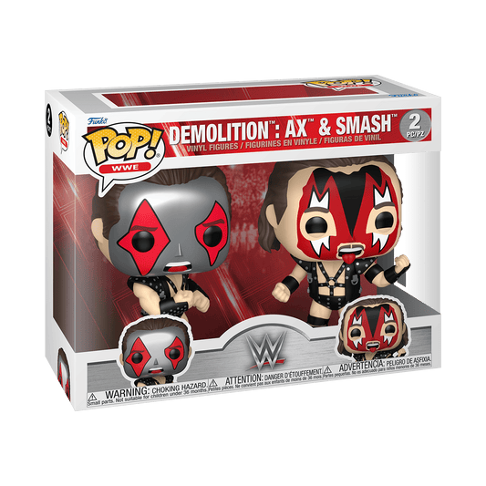 Funko Pop! WWE Demolition Ax & Smash Metallic 2-Pack 889698930161