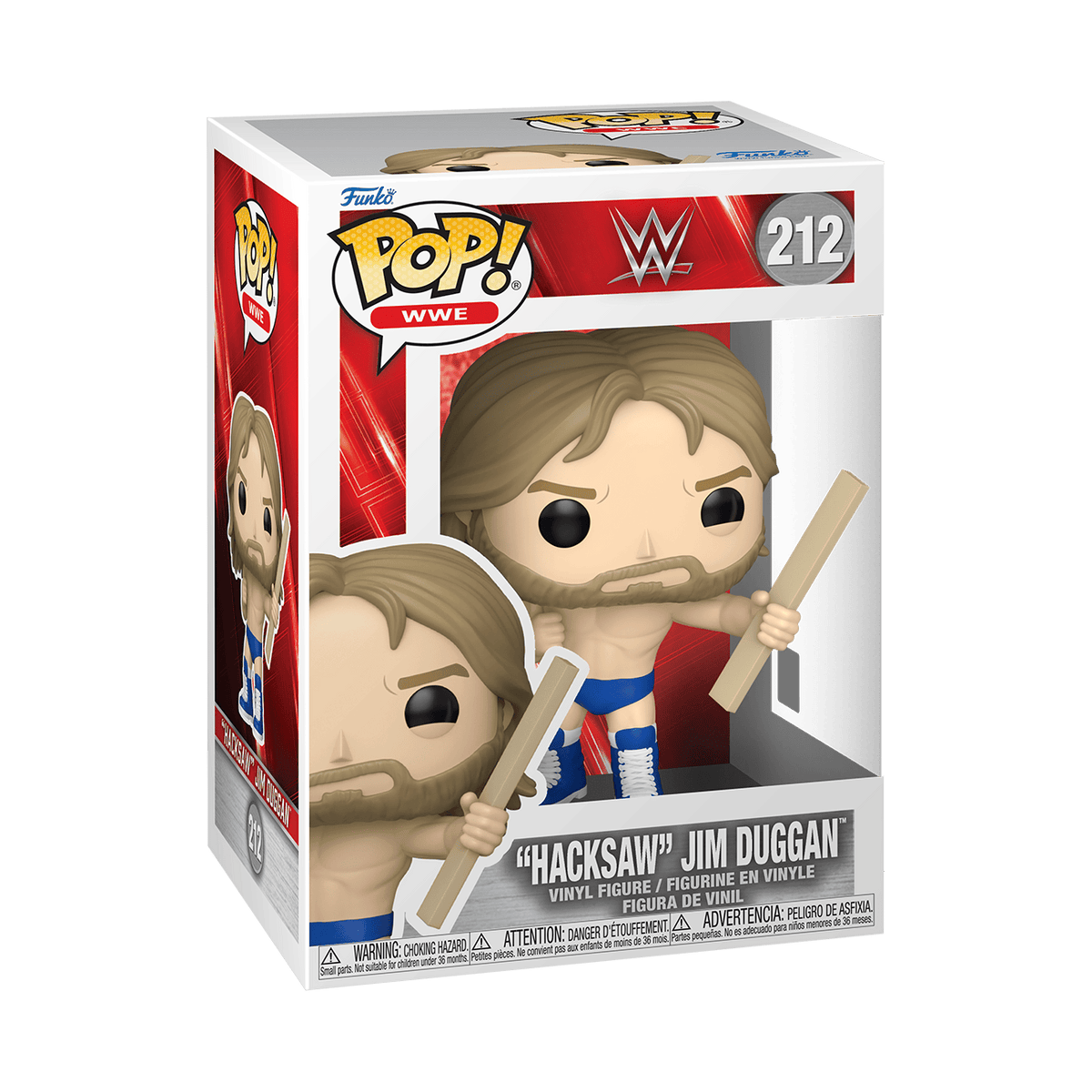 Funko Pop! WWE “Hacksaw” Jim Duggan #212 Vinyl Figure 889698930178