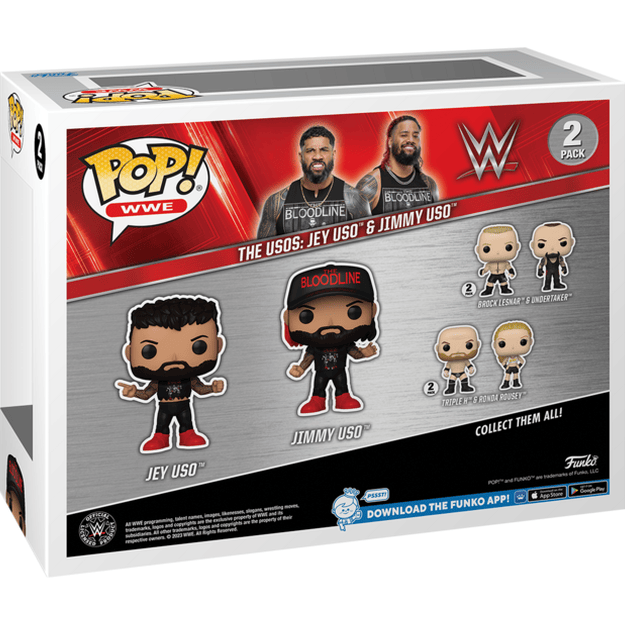 Pop! 2-Pack - WWE - Uso Brothers 889698722827
