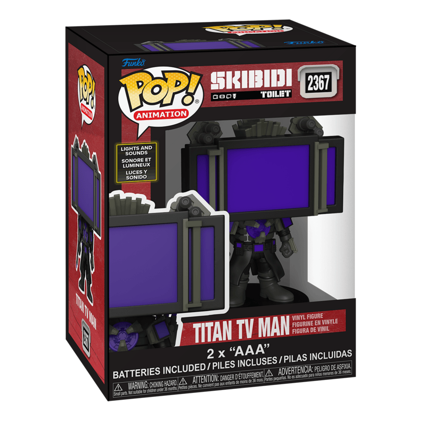 Pop! 4in SFX - Skibidi Toilet - Titan TV Man