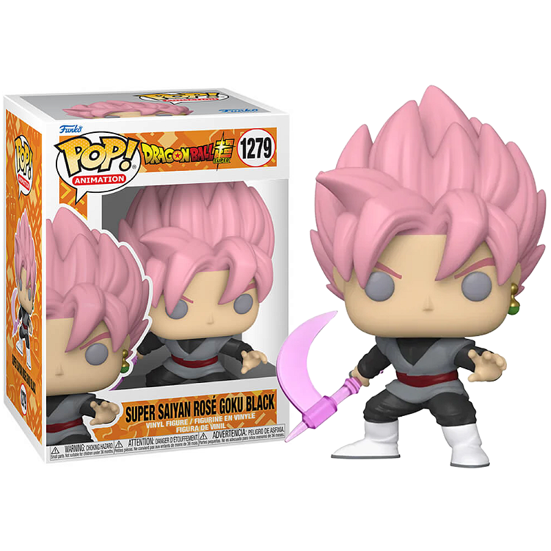 Funko Pop! Vinyl Animation Dragon Ball Super Super Saiyan Rosé Goku Black with Scythe #1279