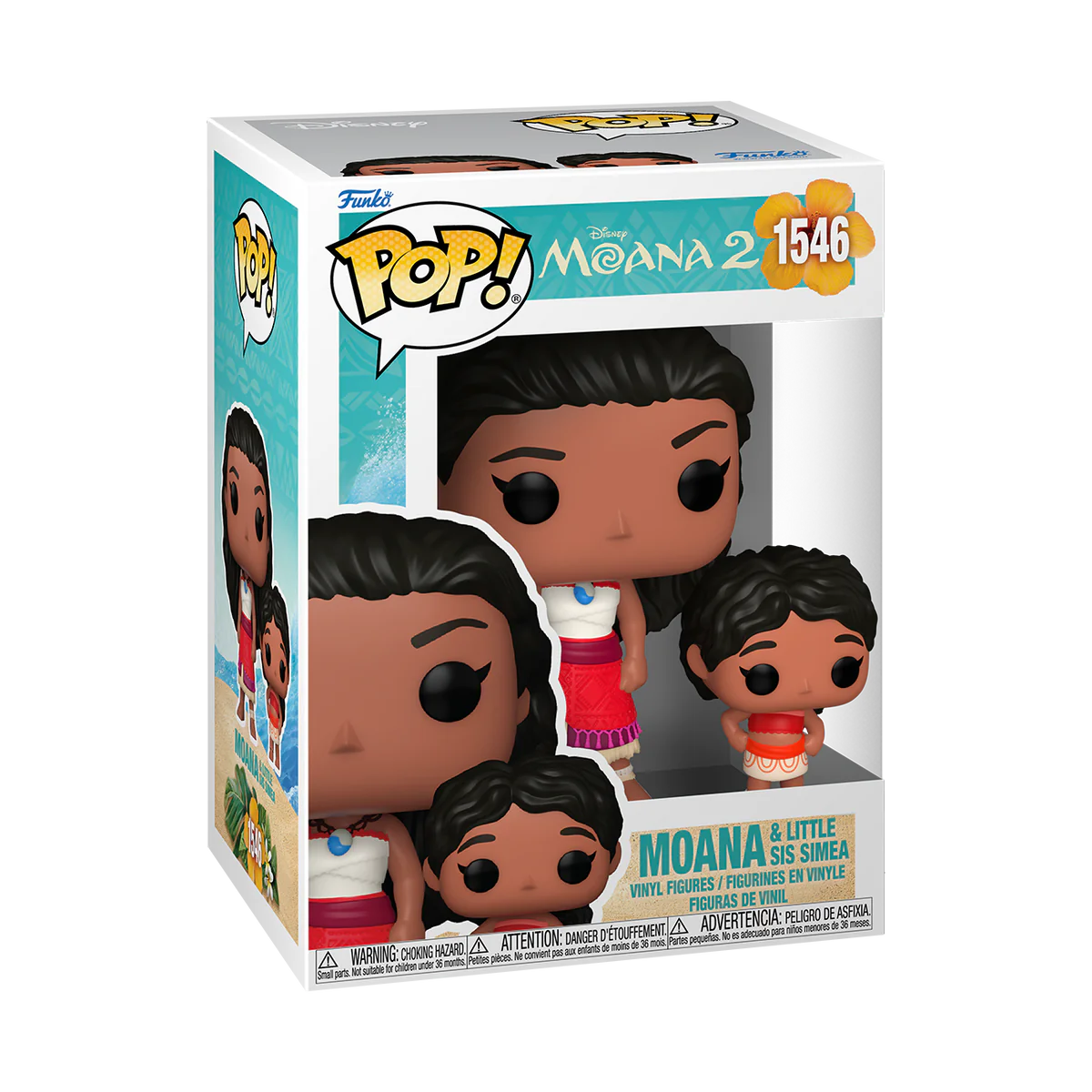 Funko Pop! Vinyl Disney Moana 2 Moana & Little Sis Simea Vinyl Figure #1546