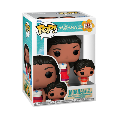 Funko Pop! Vinyl Disney Moana 2 Moana & Little Sis Simea Vinyl Figure #1546