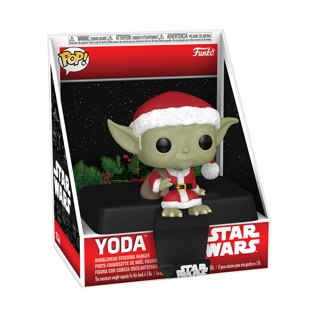 Pop! Edge Sitter - Star Wars - Holiday Yoda 889698799263