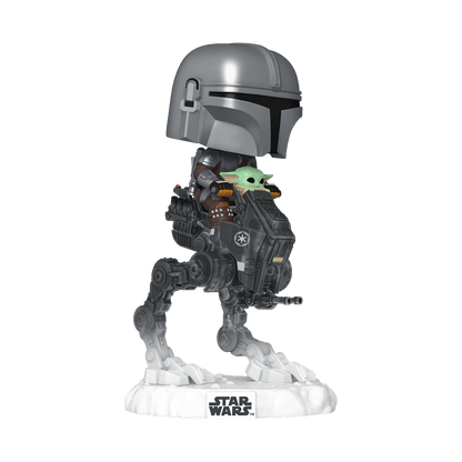 Pop! Ride Deluxe - Star Wars M&G - Mand w/Grogu