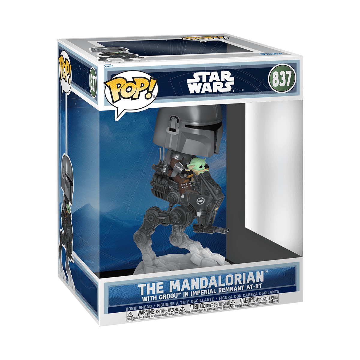 Pop! Ride Deluxe - Star Wars M&G - Mand w/Grogu