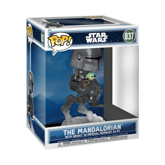 Pop! Ride Deluxe - Star Wars M&G - Mand w/Grogu
