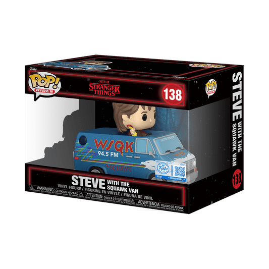 Pop! Ride Dlx - Stranger Things S5 - Steve w/S Van