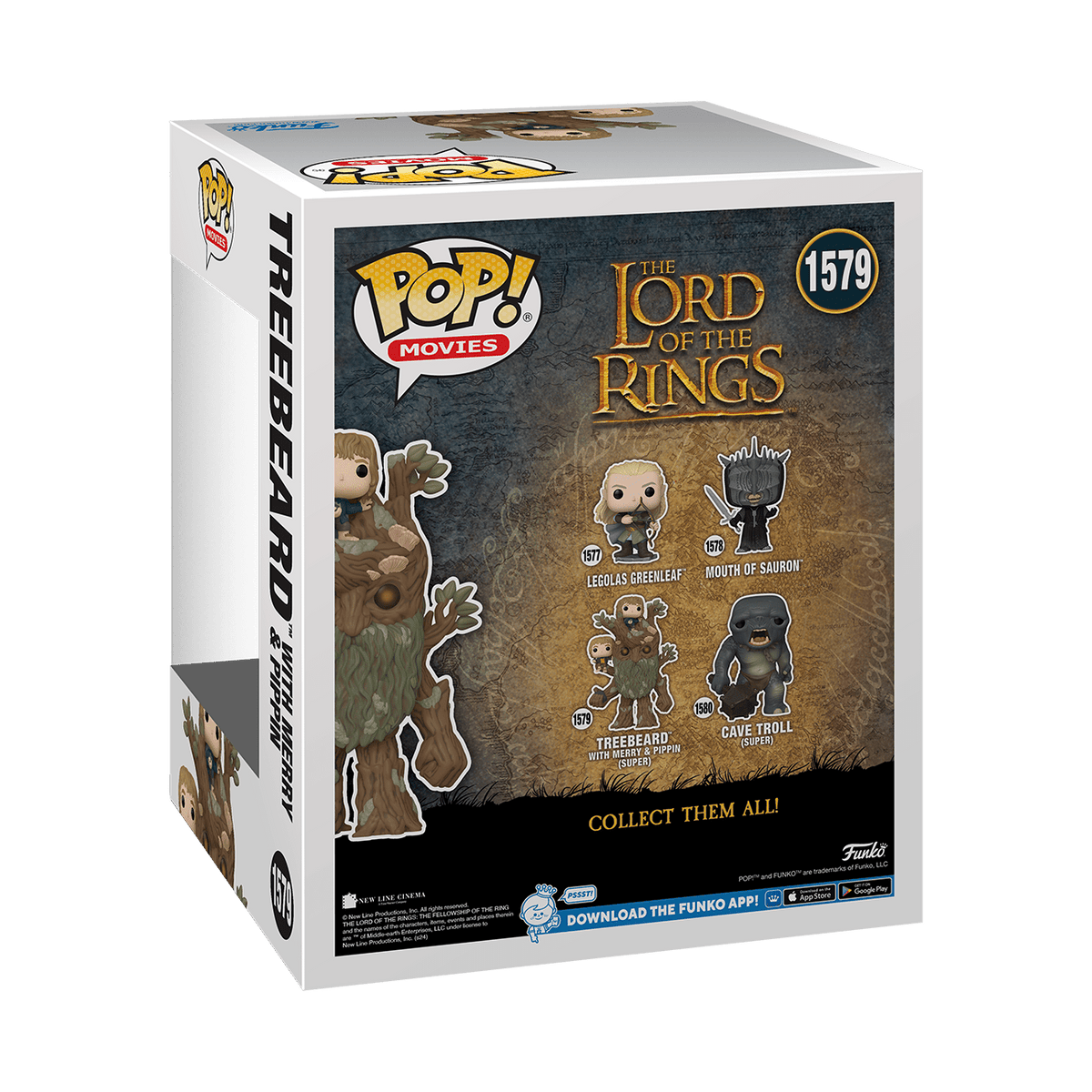 Pop! Super 6in - LOTR - Treebeard w/ Mary & Pip 889698808347