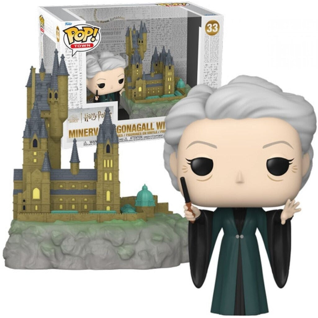 Funko Pop! Vinyl Town Harry Potter Minerva McGonagall with Hogwarts #33