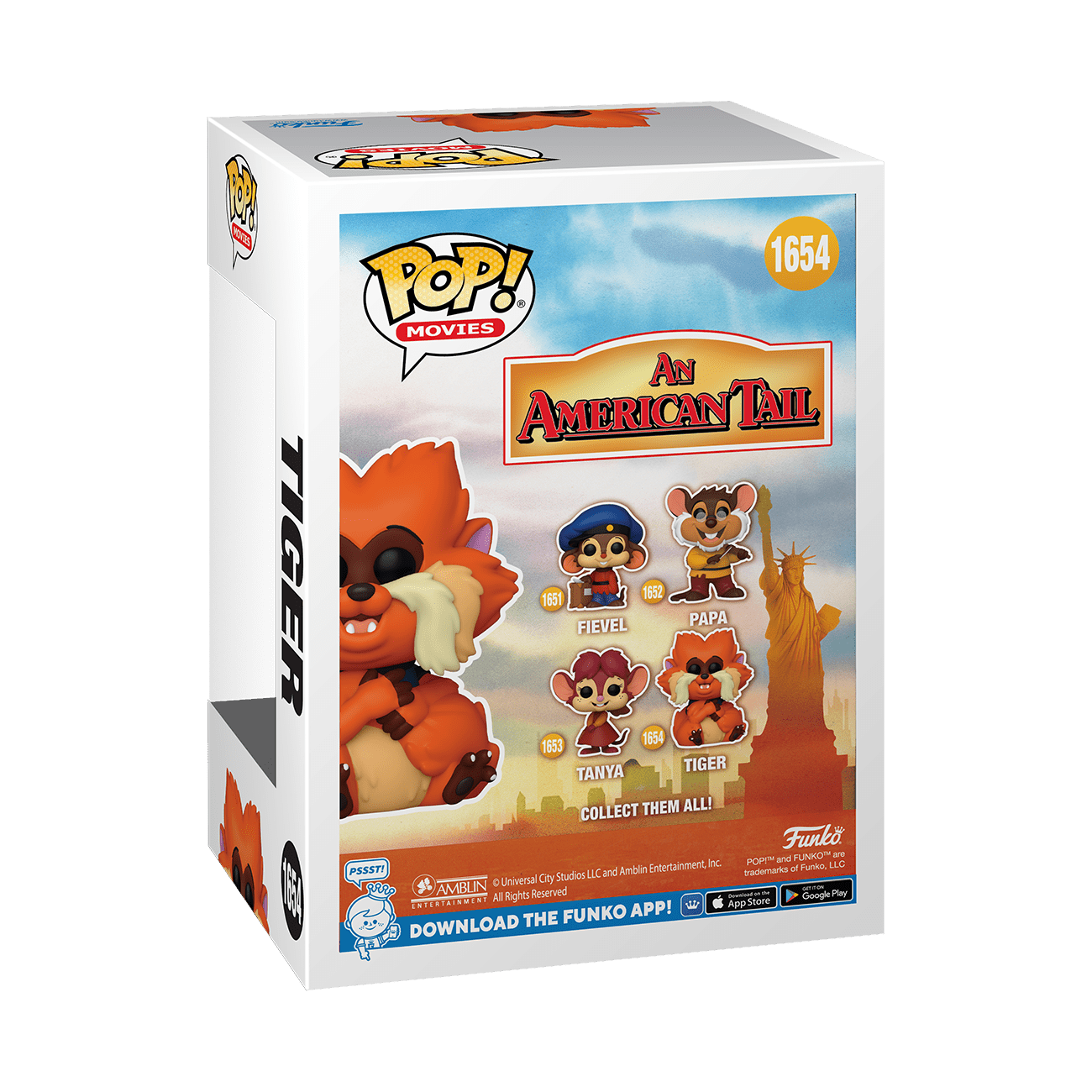 Pop! Vinyl - American Tail - Tiger 889698812047