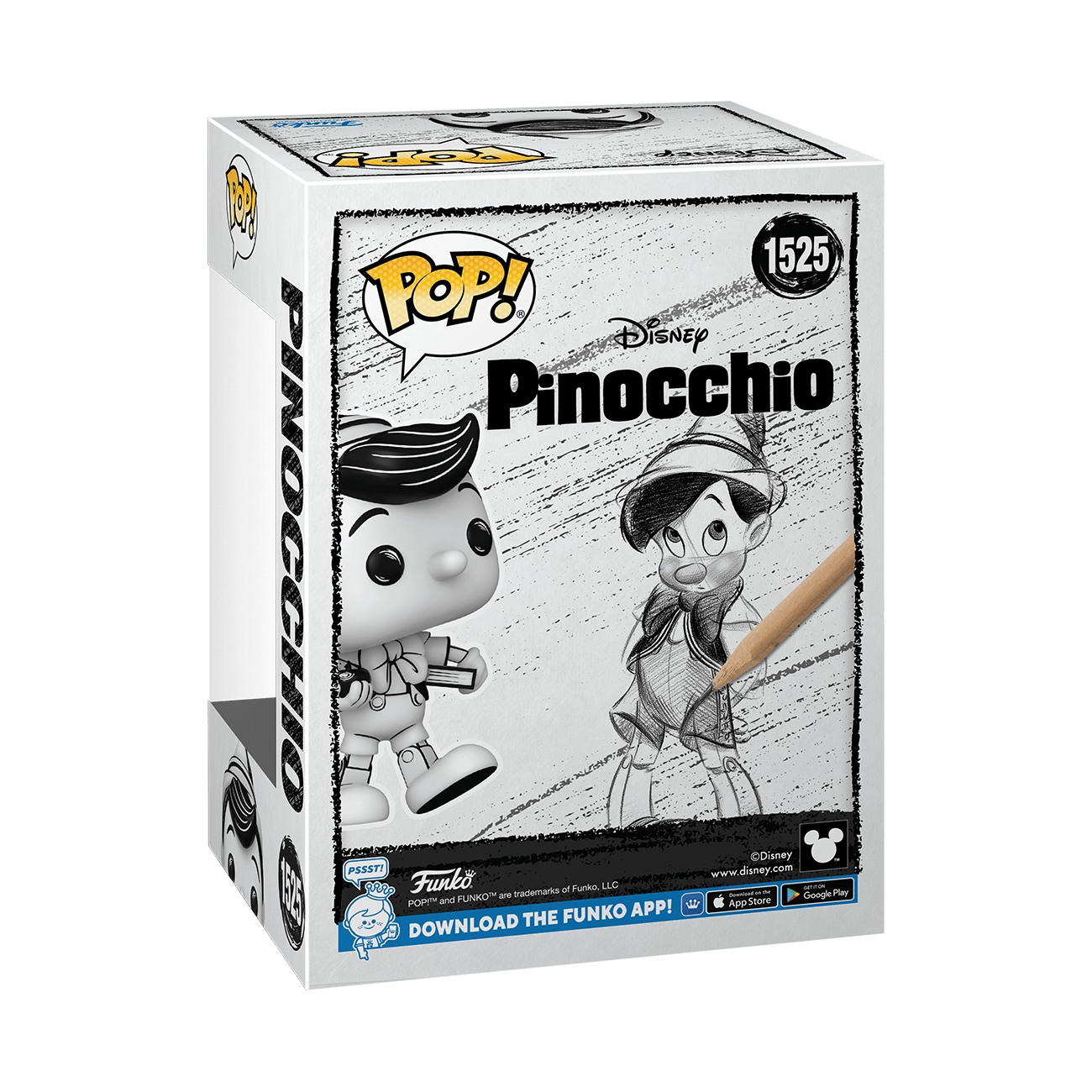 Pop! Vinyl - Disney - Sketched Pinocchio 889698809412